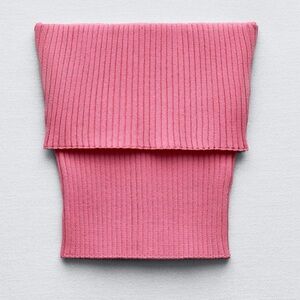 Zara NWT  Ribbed Knit Top